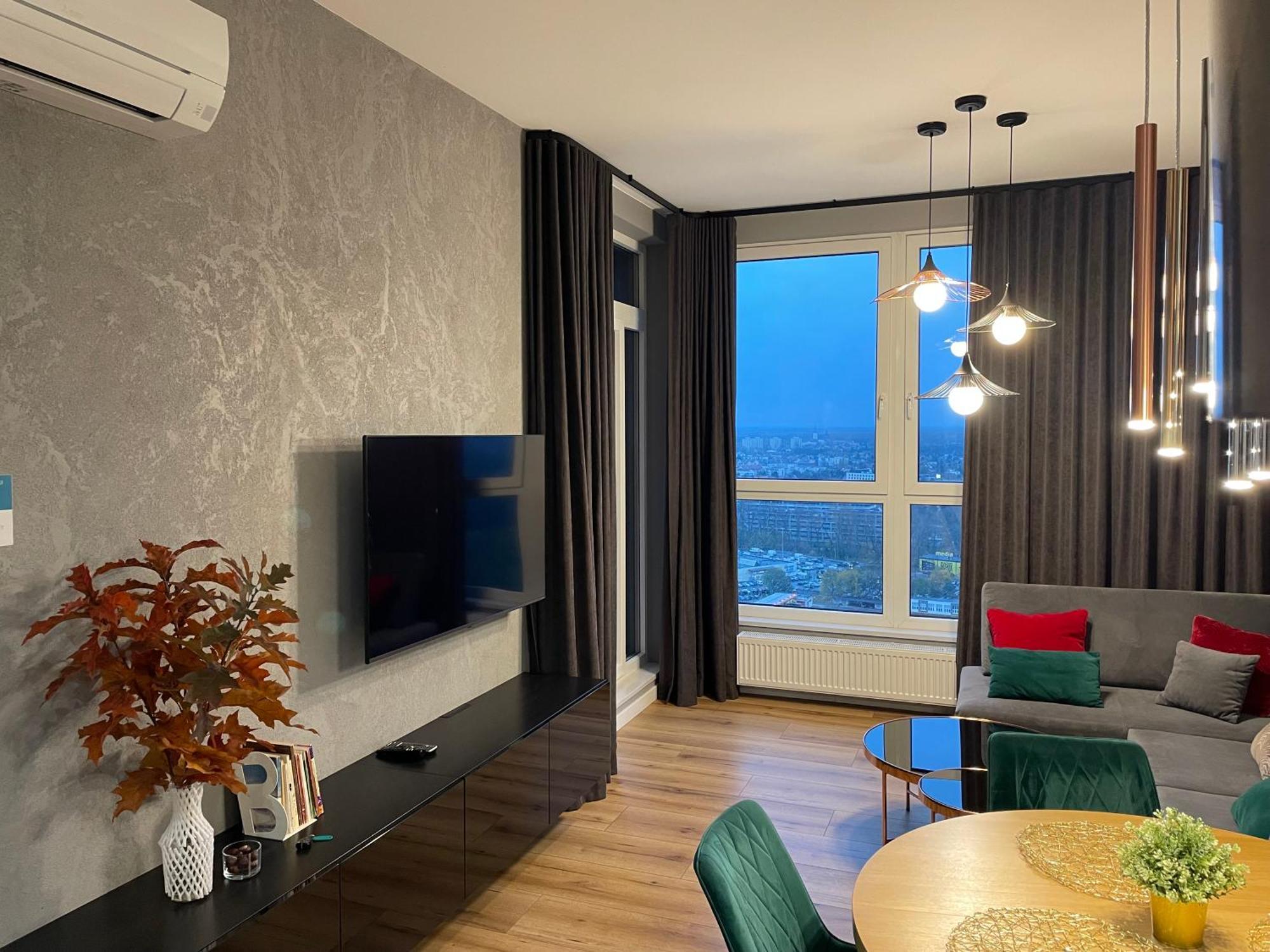 Praga 23Rd Floor High-Class Apartment Варшава Екстериор снимка